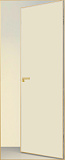 Дверь скрытая ИУ-42 AL gold с 4-х сторон, эмаль белый шелк, revers 2,31 м