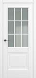 Дверь Z Венеция АК В2 экошпон белый, сатинат, английская решетка