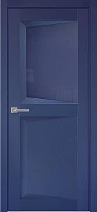 Недавно просмотренные - Дверь ДР Perfecto экошпон 109 Barhat Blue, стекло Blue