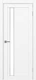 Дверь Эко 528.121 АПП белый снежный молдинг SC, lacobel белый