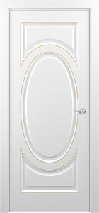 Недавно просмотренные - Дверь Z Luvr Т1 эмаль White patina Gold, глухая