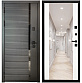 Схожие товары - Входная дверь Матадор MXМ-6 антрацит софт/панель зеркало 2, белая матовая