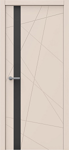 Недавно просмотренные - Дверь Вектор-Лайн эмаль латте, глухая, лакобель черный