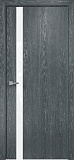Дверь Оникс Верона 1 седой дуб, триплекс белый