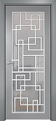 Схожие товары - Дверь Оникс Сорбонна эмаль серая RAL 7038, триплекс с решеткой №8