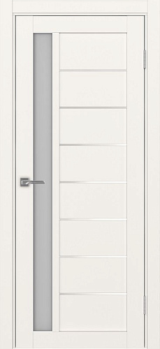 Дверь Эко 554.21 АПП бежевый молдинг SC, сатинат