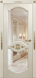 Недавно просмотренные - Дверь Оникс Севилья эмаль слоновая кость патина золото, зеркало