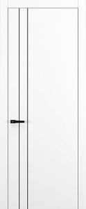 Недавно просмотренные - Дверь Z K15 полипропилен белый, молдинг черный, глухая