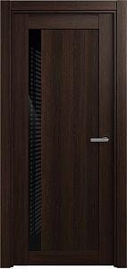 Недавно просмотренные - Дверь Статус ESTETICA 821 орех, стекло глосс черное