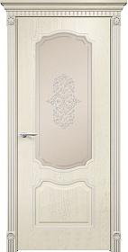 Недавно просмотренные - Дверь Оникс Венеция фрезерованная эмаль слоновая кость патина серебро, сатинат бронза контурный витраж №4