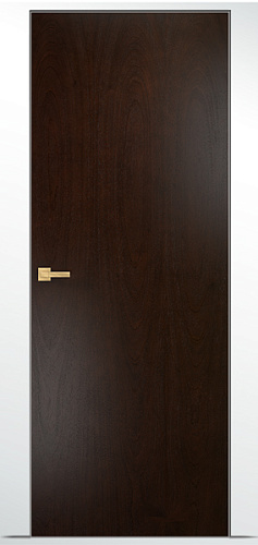 Дверь Оникс скрытая с отделкой шпон палисандр, стандартная