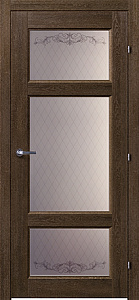 Недавно просмотренные - Дверь Краснодеревщик 6342 новара, стекло художественное