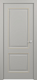 Дверь Z Venecia Т2 эмаль серая patina Gold, глухая