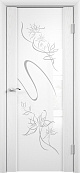 Схожие товары - Дверь Luidoor Альмека шпонированная ясень айсберг, триплекс белый с рисунком