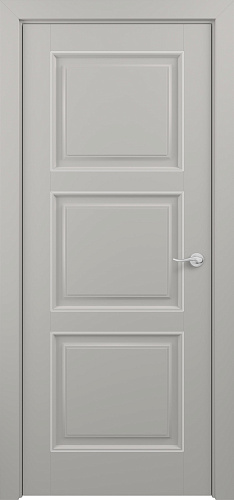 Дверь Z Grand Т2 эмаль серая patina Silver, глухая