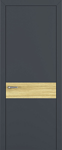 Недавно просмотренные - Дверь Z K6 renolit графит премьер, вставка toppan дуб натуральный, глухая
