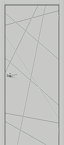 Дверь Г-5 эмаль серая, глухая