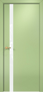 Недавно просмотренные - Дверь Оникс Верона 1 эмаль фисташковая, триплекс белый
