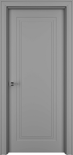 Дверь Псп эмаль серая, глухая