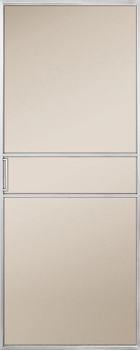 Перегородка Alum №2 хром, сатинат бронза