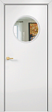 Дверь Оникс Сфера эмаль белая, сатинат