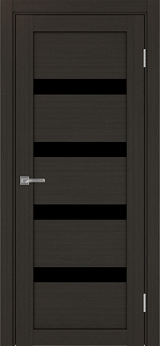 Дверь Эко 505.12 венге, lacobel черный