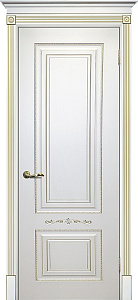 Недавно просмотренные - Дверь Текона эмаль Smalta 04 белый RAL 9003 патина золото, глухая