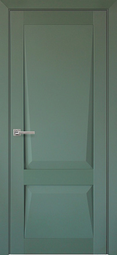 Дверь ДР Perfecto экошпон 101 Barhat Green, глухая