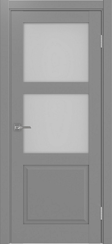 Дверь Эко 630.221 ОФ3 серый, сатинат