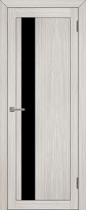 Недавно просмотренные - Дверь ДР экошпон UniLine 30004 капучино велюр, стекло черное