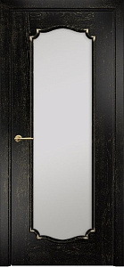Недавно просмотренные - Дверь Оникс Венеция 2 эмаль черная патина золото, сатинат