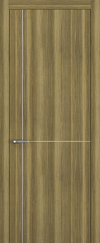 Дверь Z K17 toppan дуб серый, молдинг серебро, глухая