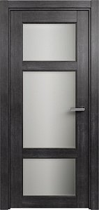 Недавно просмотренные - Дверь Статус CLASSIC 542 дуб черный, стекло сатинато белое