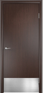 Недавно просмотренные - Дверь гладкая влагостойкая Аква дуб венге с отбойной пластиной h200 мм