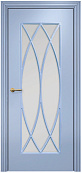 Схожие товары - Дверь Оникс Турин фрезерованная эмаль голубая, сатинато с решеткой №6