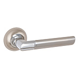 Межкомнатная ручка Punto UNI ZR SN/CP-3 матовый никель/хром