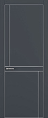 Схожие товары - Дверь Z K20 полипропилен  графит премьер, ALU кромка хром, молдинг серебро, глухая