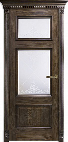 Недавно просмотренные - Дверь Оникс Прованс дуб коньячный, контурный витраж №1