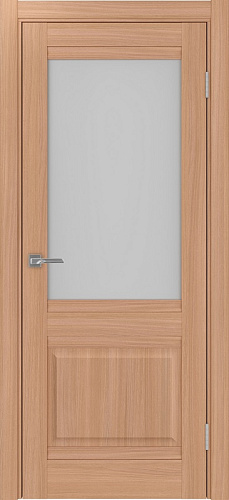Дверь Эко 602.21U ОФ3 ясень темный, сатинат