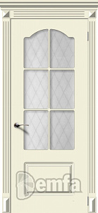 Недавно просмотренные - Дверь Классика эмаль крем, стекло белое матовое кристалл
