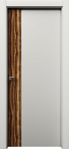 Дверь Неом эмаль RAL 9010, шпон, глухая