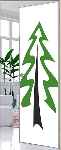 Дверь скрытая под покраску кромка AL, внутренняя 40 мм, 2800/2900/3000 мм