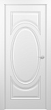 Дверь Z Luvr Т2 эмаль белая patina Silver, глухая