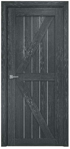Дверь Оникс Лофт №2 дуб седой, глухая