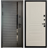 Входная дверь Матадор MXМ-6 антрацит софт/панель Миранда, софт шампань