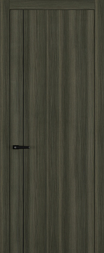 Дверь Z K14 toppan дуб темный, молдинг черный, глухая