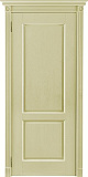 Дверь ДР массив дуба Селена эмаль слоновая кость, глухая