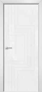 Недавно просмотренные - Дверь Оникс Арт, лакобель белый RAL0333 пескоструй №2