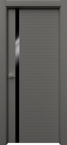 Дверь Батис V-2 эмаль серая, глухая