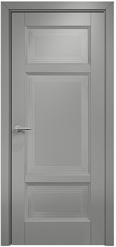 Дверь Оникс Тоскана 4 эмаль RAL 7036, глухая